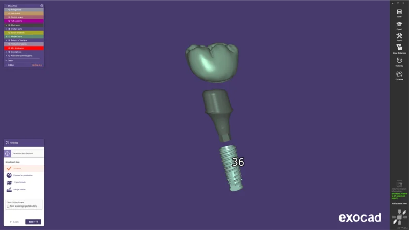 ExoCAD Implant Library